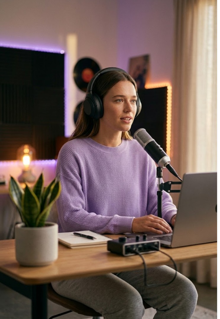 Recording affirmations in your voice